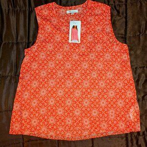 NWT Cristina B Sleeveless Blouse - XXL